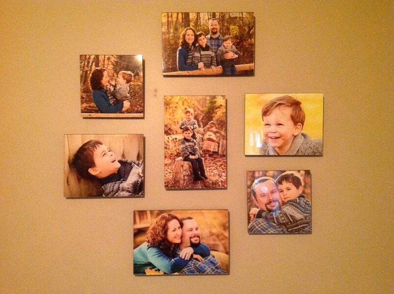 Your family as art on your walls…